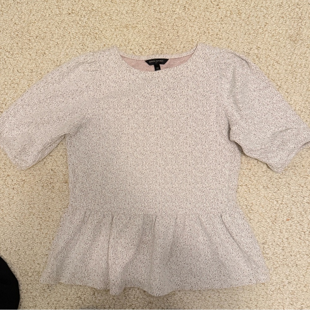 Banana Republic peplum top